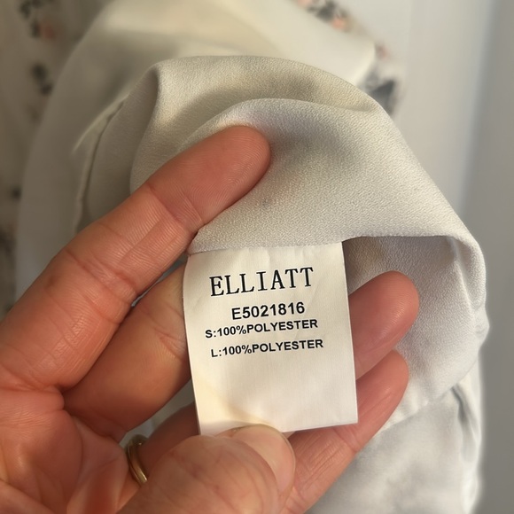 Elliatt Revolve Bloom Floral Print Asymmetric Dress size Women’s Large - Picture 7 of 11